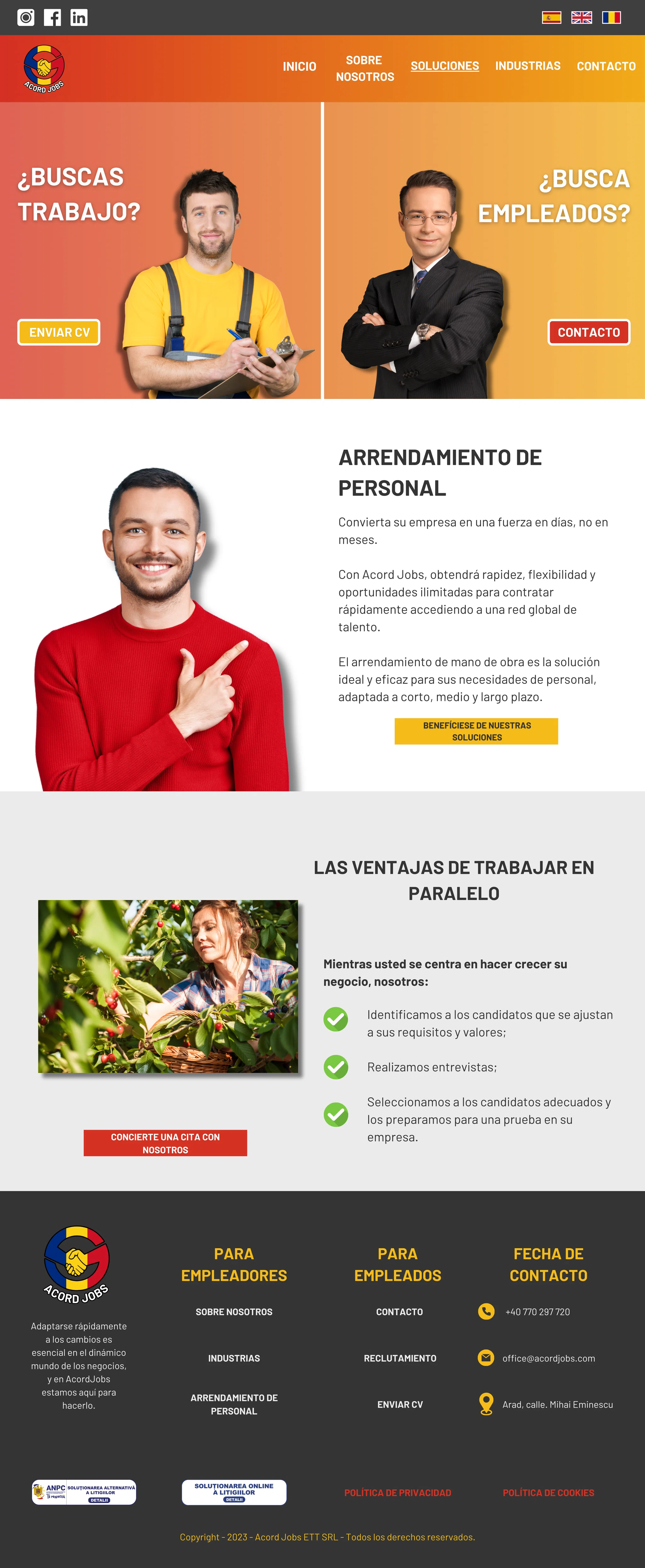 ARRENDAMIENTO DE PERSONAL - AcordJobs