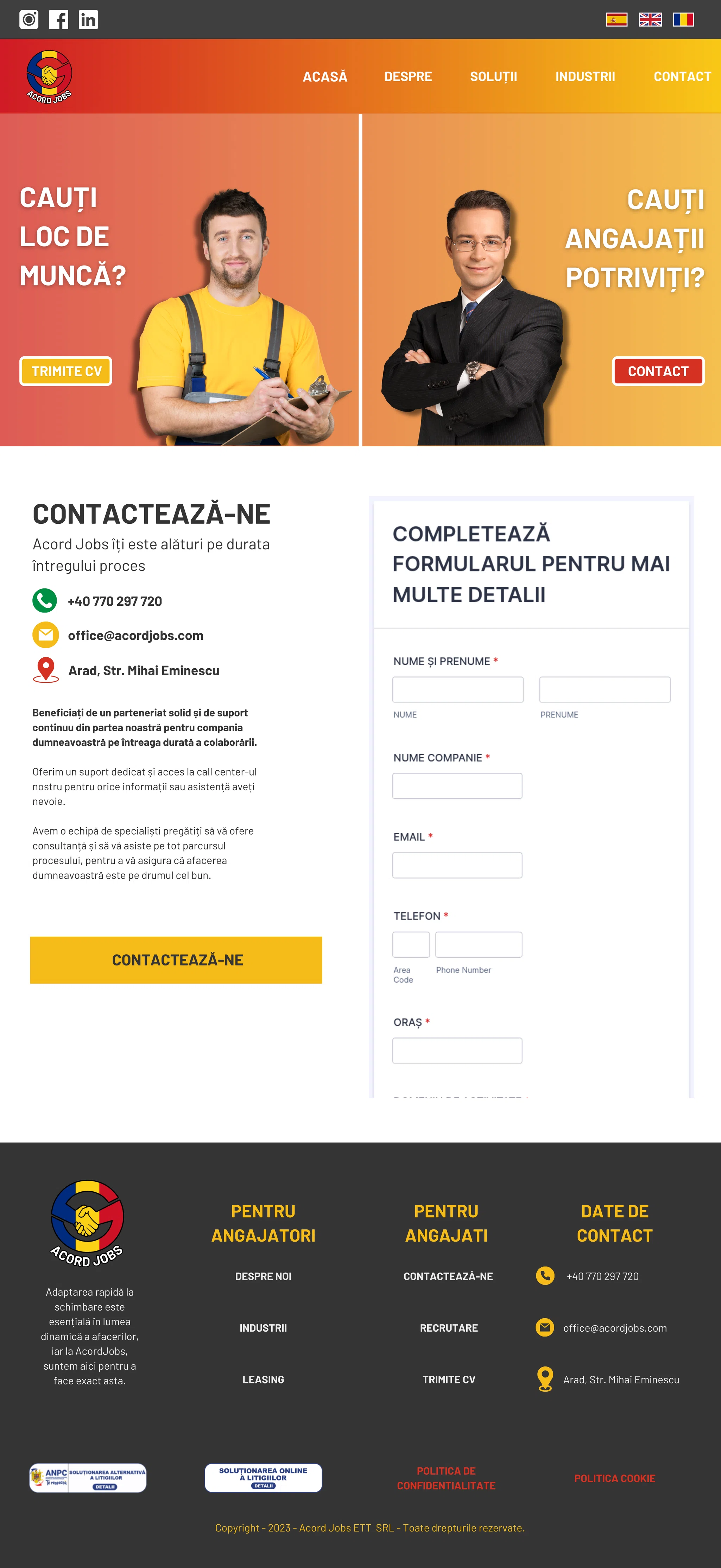 CONTACT - AcordJobs