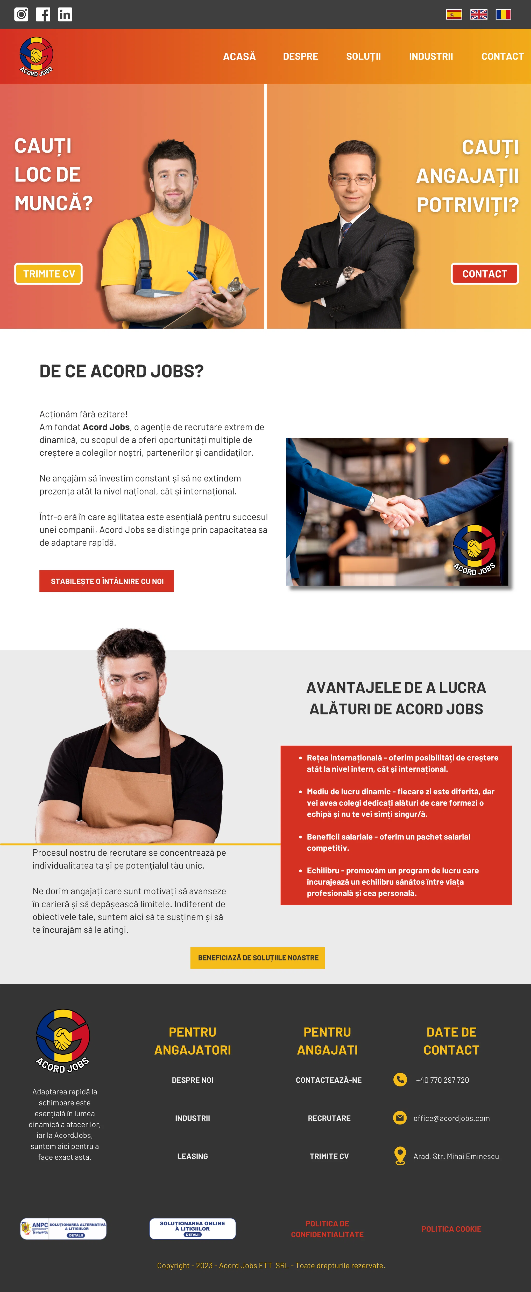 DESPRE - AcordJobs