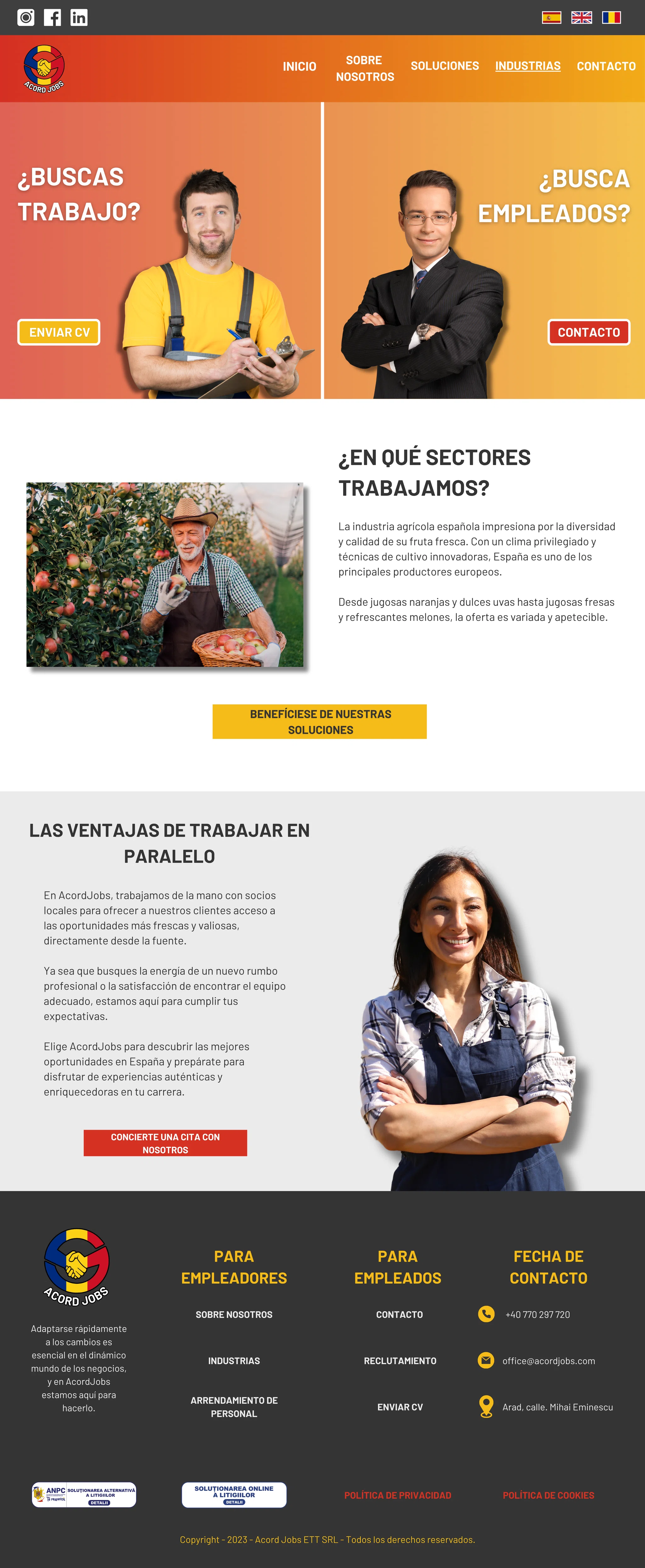 INDUSTRIAS - AcordJobs