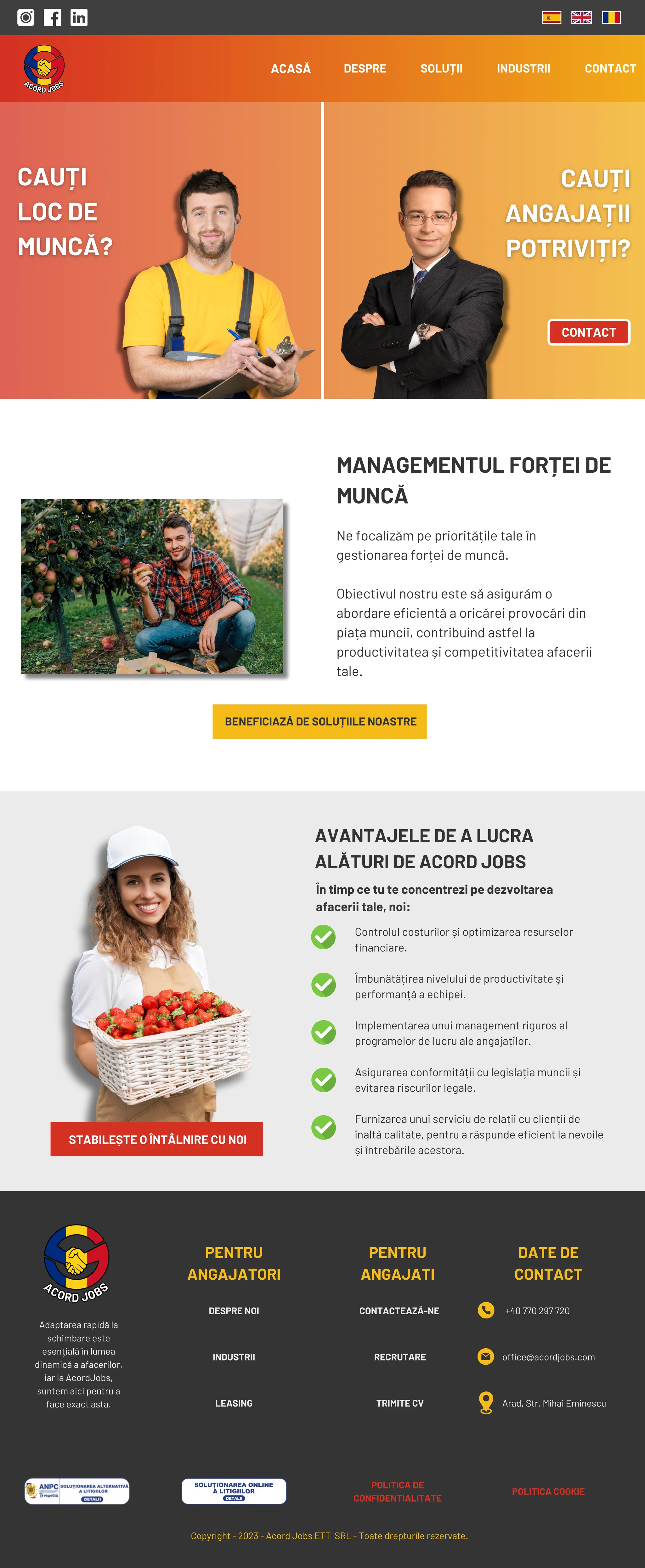 MANAGEMENTUL FORȚEI DE MUNCĂ - AcordJobs